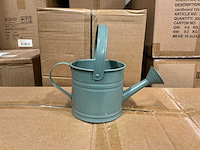Partij watering cans prague zinc ø12xh11cm green metal (192x) - afbeelding 2 van  5