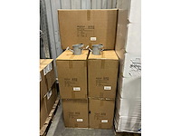 Partij watering cans prague zinc ø12xh11cm grey (240x) - afbeelding 2 van  6