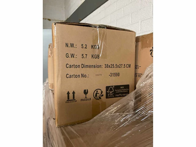 Partij “wavy” potten | ca. 36 dozen - afbeelding 5 van  6