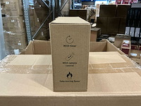 Partij wax candles rustique led d7,5xh10/12,5/15cm grey set/3 (93x) - afbeelding 5 van  8