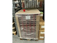 Partij waxine glas evander d.7,5xh.7,5cm rood (2604x) - afbeelding 4 van  5