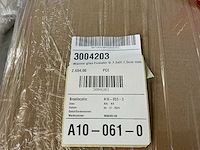 Partij waxine glas evander d.7,5xh.7,5cm rood (2604x) - afbeelding 5 van  5