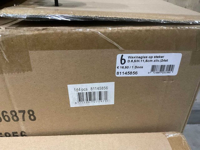 Partij waxineglas op steker - afbeelding 15 van  18