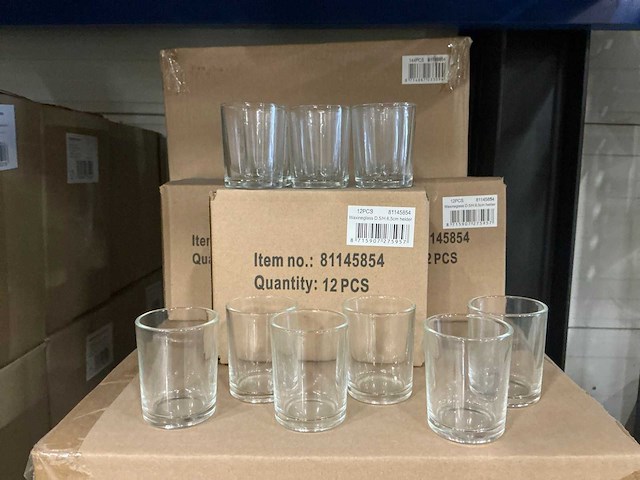 Partij waxineglass d5/h6,5cm clear (2484x) - afbeelding 1 van  3