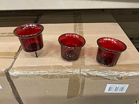 Partij waxineglass d6,5/h11,5cm on stick (432x) - afbeelding 1 van  4