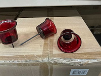 Partij waxineglass d6,5/h11,5cm on stick (432x) - afbeelding 2 van  4