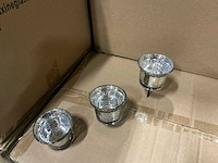 Partij waxineglass d6,5/h11,5cm on stick silver (3744x) - afbeelding 3 van  5