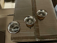 Partij waxineglass d6,5xh11,5cm on stick champagne kleur (864x) - afbeelding 2 van  5