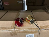 Partij waxineglass gold&red d6,5/h11,5cm on stick (863x) - afbeelding 2 van  5