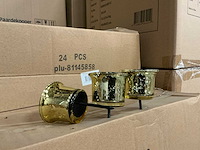 Partij waxineglass on stick champagne d6,5/h11,5cm (264x) - afbeelding 2 van  3