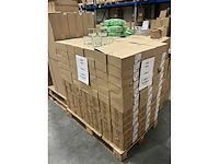 Partij waxinelicht houders 8x8xh8cm (1436x) - afbeelding 4 van  5