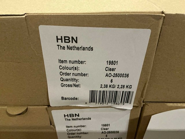 Partij waxinelicht houders 8x8xh8cm (1436x) - afbeelding 5 van  5