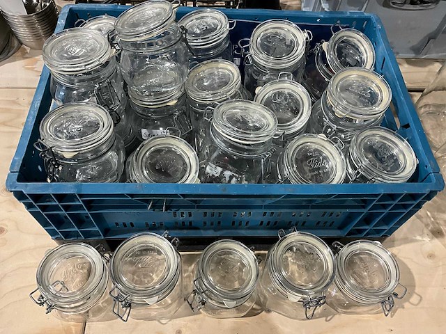 Partij weckpotten - afbeelding 3 van  3