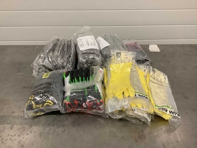 Partij werkhandschoen (60x) - afbeelding 1 van  5