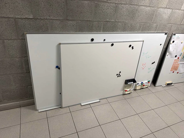 Partij whiteboards/prikboards (9x) - afbeelding 2 van  4