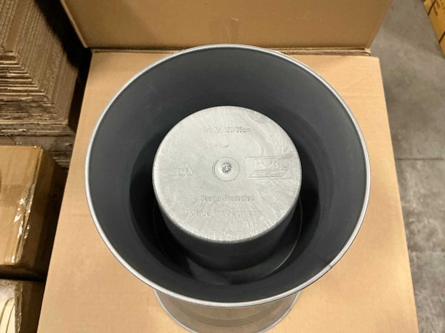 Partij wibo floristik floristvase x-form 35cm (36x) - afbeelding 3 van  5