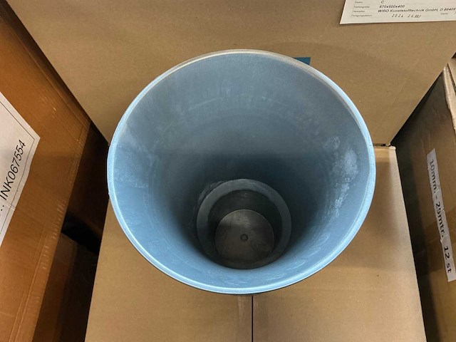 Partij wibo floristvase x-form zink 35cm (30x) - afbeelding 5 van  7