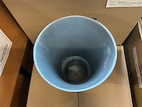 Partij wibo floristvase x-form zink 35cm (30x) - afbeelding 5 van  7