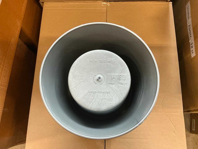 Partij wibo floristvase x-form zink 35cm (30x) - afbeelding 6 van  7