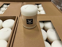 Partij wiedemann stompkaarsen 21h ral 80/58mm ivoor (480x) - afbeelding 1 van  2