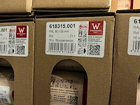 Partij wiedemann stompkaarsen 21h ral 80/58mm rood (640x) - afbeelding 4 van  4