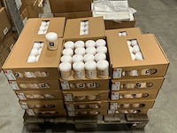 Partij wiedemann stompkaarsen ral 80/58mm wit 21h (464x) - afbeelding 3 van  4