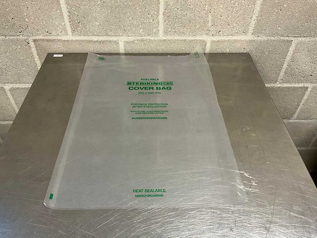Partij wipak sterilisatie cover bag 400x550mm - afbeelding 1 van  6