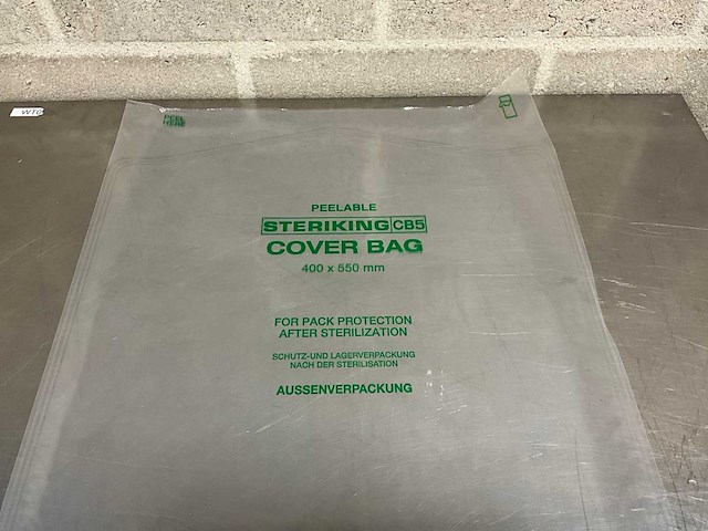 Partij wipak sterilisatie cover bag 400x550mm - afbeelding 2 van  6