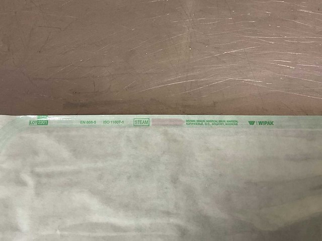 Partij wipak sterilisatieverpakkingen 120x400mm - afbeelding 4 van  6