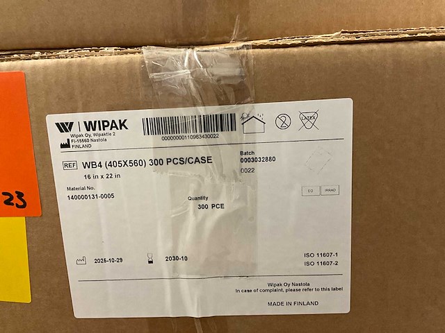Partij wipak sterilisatieverpakkingen 405x560mm - afbeelding 6 van  7