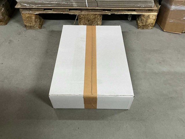 Partij witte amer. vouw dozen 420x300x95mm (900x) - afbeelding 3 van  4