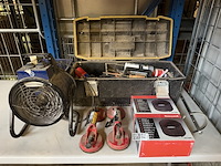 Partij w.o. gereedschapskoffer, vacüumheffers, carbon filters w.o. honeywell, sencys - afbeelding 1 van  8