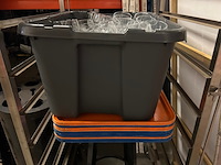 Partij w.o. kamerscherm, stoelen, glaswerk - afbeelding 5 van  8