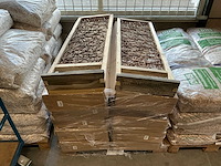 Partij wooden partition panel 40x125cm (12x) - afbeelding 2 van  4