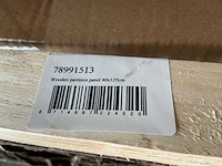 Partij wooden partition panel 40x125cm (12x) - afbeelding 3 van  4