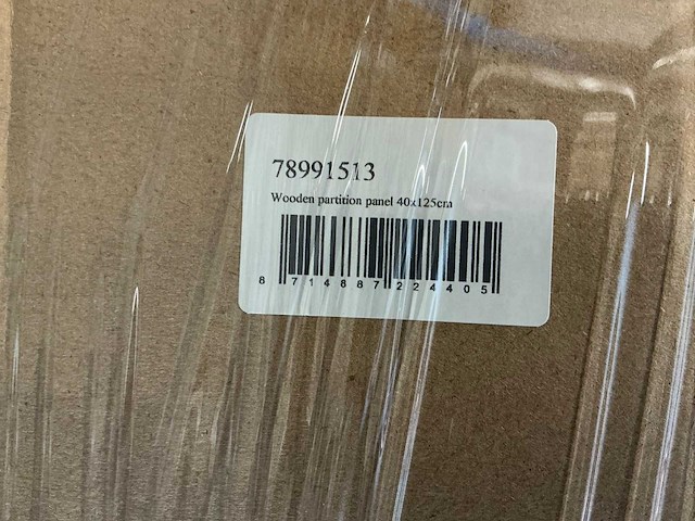 Partij wooden partition panel 40x125cm (12x) - afbeelding 4 van  4