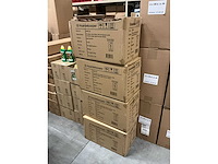 Partij wooden tray eden 35x15,5x3cm with slanted edge light brown (160x) - afbeelding 2 van  5