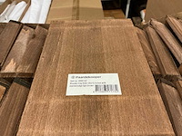 Partij wooden tray eden 35x15,5x3cm with slanted edge light brown (160x) - afbeelding 4 van  5