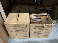 Partij wooden tray eden 35x15,5x3cm with slanted edge light brown (75x) - afbeelding 4 van  5