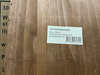 Partij wooden tray eden 60x20x4cm with slanted edge light brown (275x) - afbeelding 3 van  5