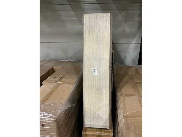 Partij wooden tray eden 80x20x4cm with slanted edge light brown (75x) - afbeelding 3 van  6