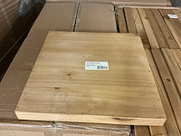 Partij wooden trays stratos 30x30x3cm natural (240x) - afbeelding 2 van  5