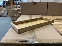Partij wooden trays stratos 35x15x3cm natural (240x) - afbeelding 1 van  4