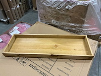 Partij wooden trays stratos 60x20x4cm naturel (72x) - afbeelding 2 van  5