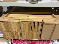 Partij wooden trays stratos 80x20x4cm natural (48x) - afbeelding 1 van  4