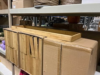 Partij wooden trays stratos 80x20x4cm natural (48x) - afbeelding 2 van  4