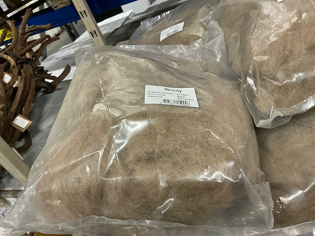 Partij wooly sisal 500 gram per zak (12x) - afbeelding 2 van  2