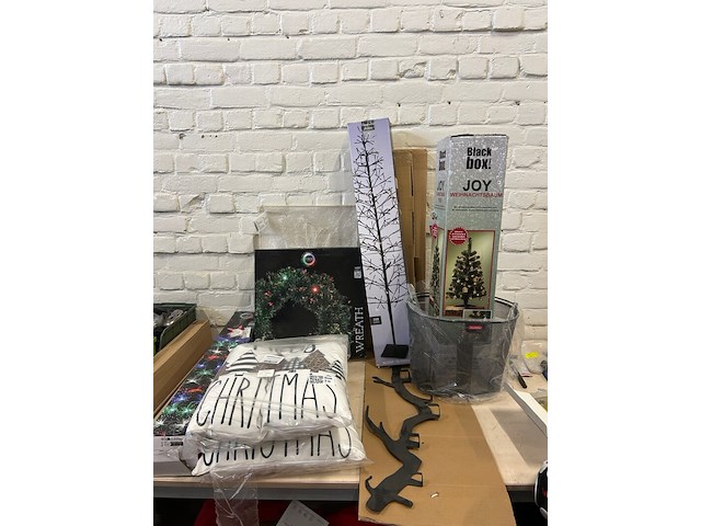 Partij woonaccessoires w.o. kerst - afbeelding 1 van  6