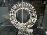 Partij wreath 38cm with 960 led with timer ip44 metal wire wire color ring (37x) - afbeelding 1 van  4