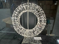 Partij wreath 38cm with 960 led with timer ip44 metal wire wire color ring (37x)